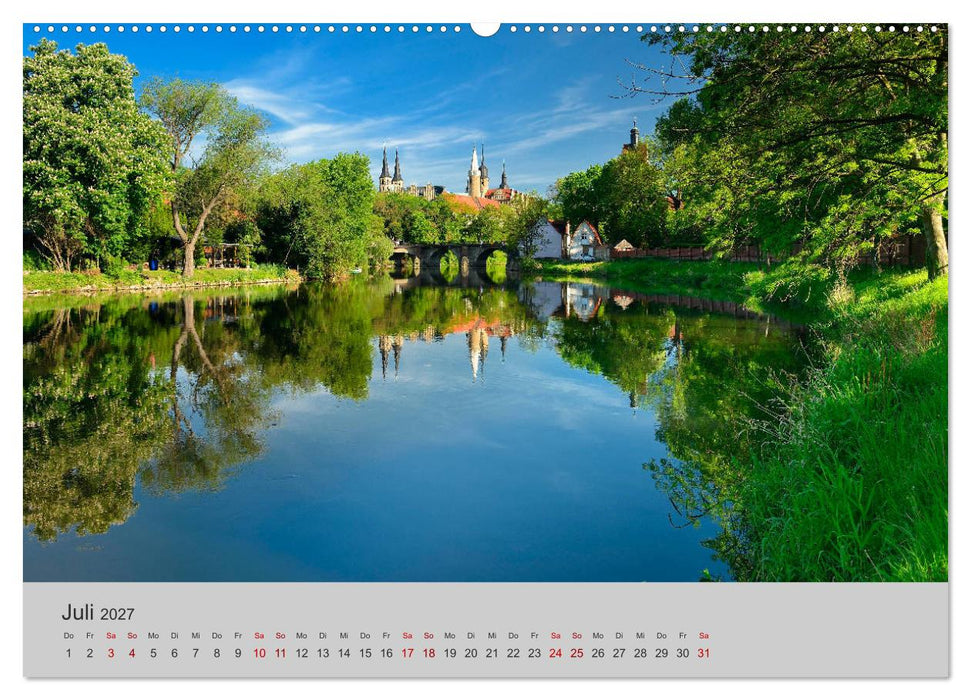 Die Saale Von Franken zur Elbe (CALVENDO Premium Wandkalender 2027)