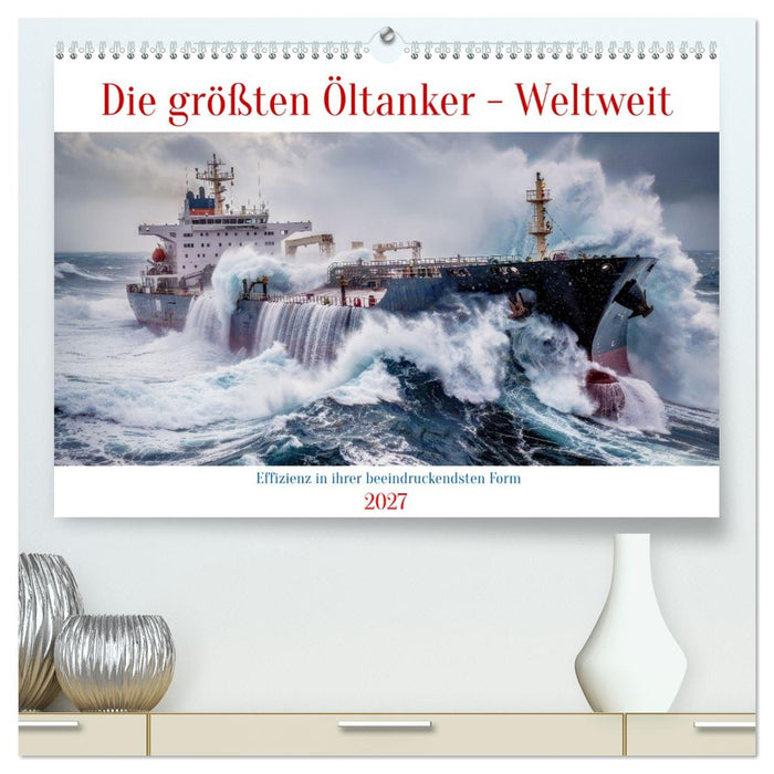 Die größten Öltanker - Weltweit (CALVENDO Premium Wandkalender 2027)