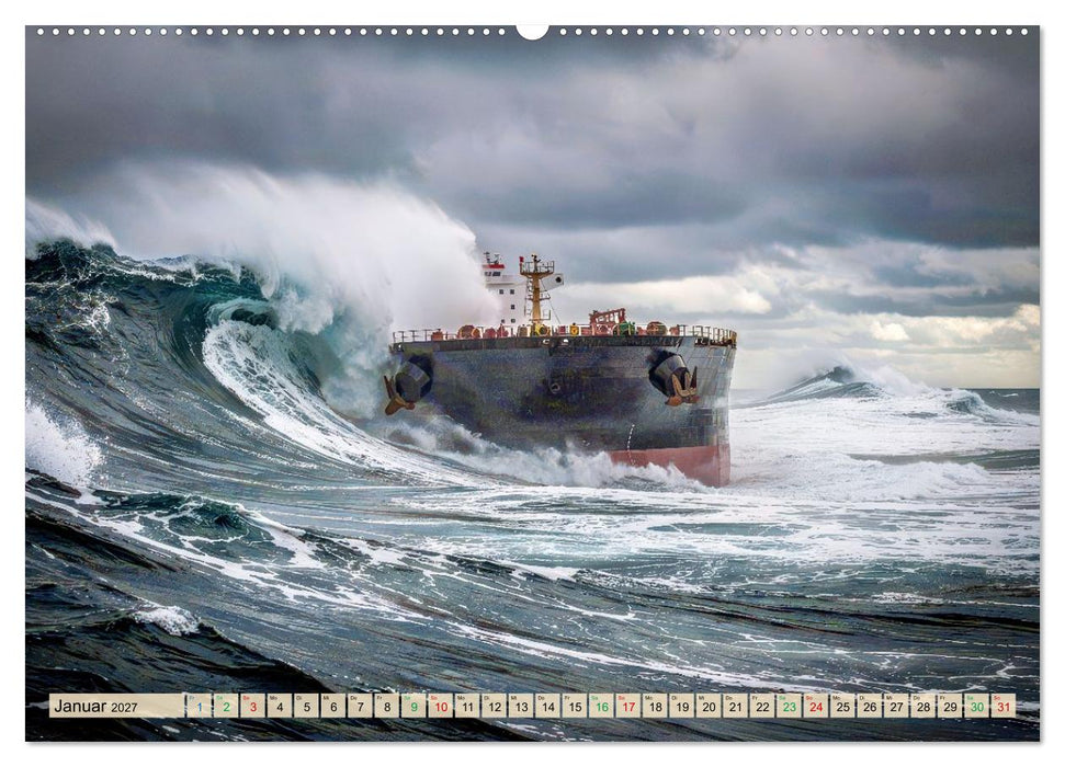 Die größten Öltanker - Weltweit (CALVENDO Premium Wandkalender 2027)