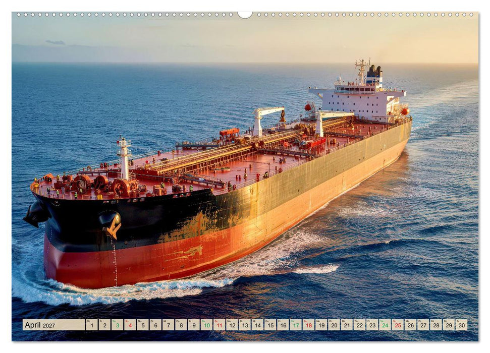 Die größten Öltanker - Weltweit (CALVENDO Premium Wandkalender 2027)