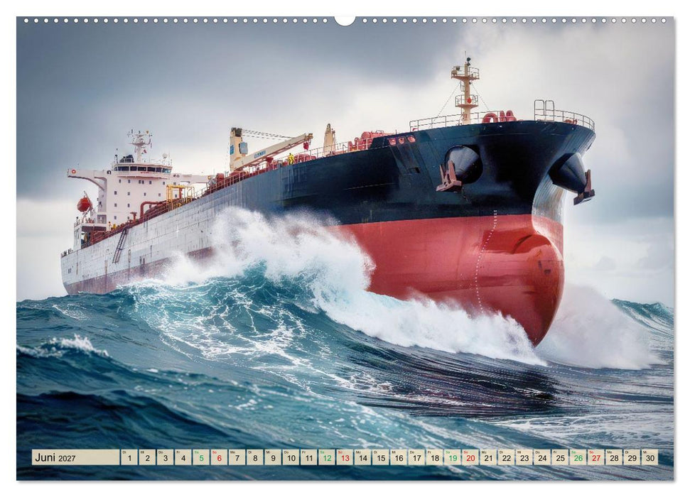 Die größten Öltanker - Weltweit (CALVENDO Premium Wandkalender 2027)