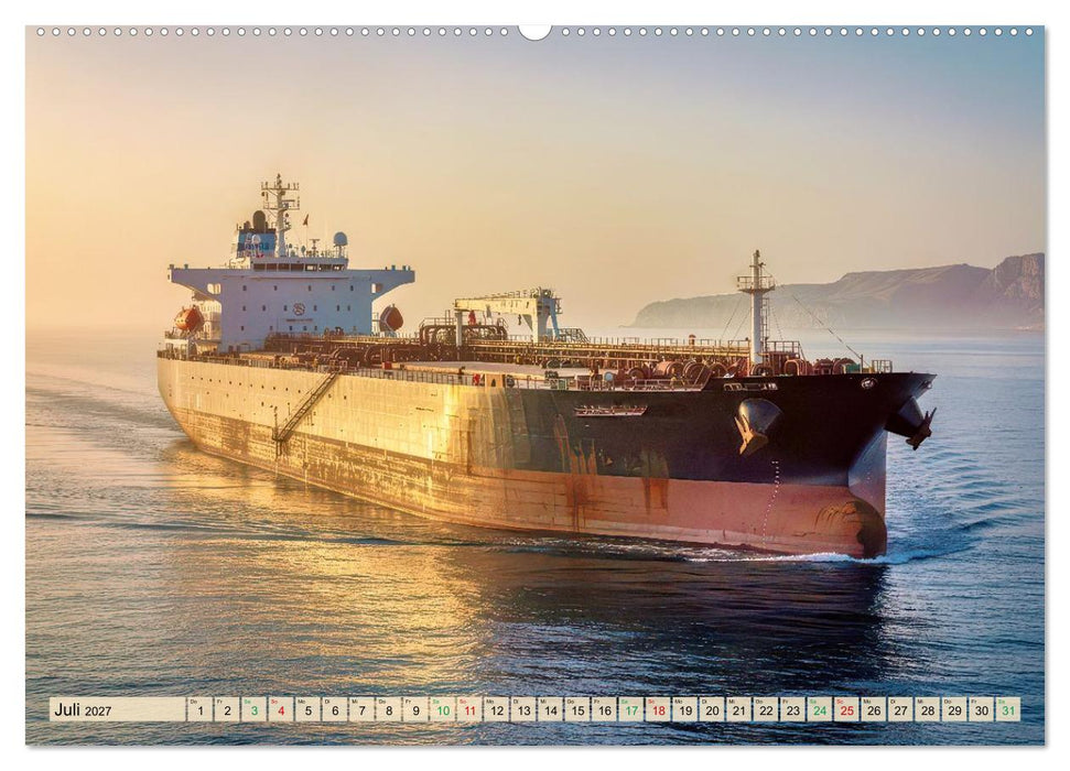 Die größten Öltanker - Weltweit (CALVENDO Premium Wandkalender 2027)