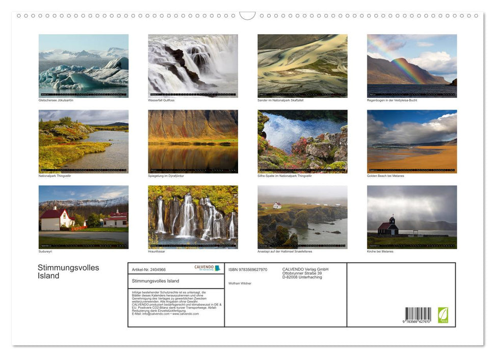 Stimmungsvolles Island (CALVENDO Wandkalender 2027)