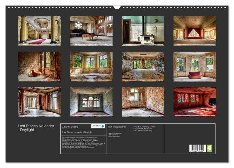 Lost Places Kalender - Daylight (CALVENDO Wandkalender 2027)