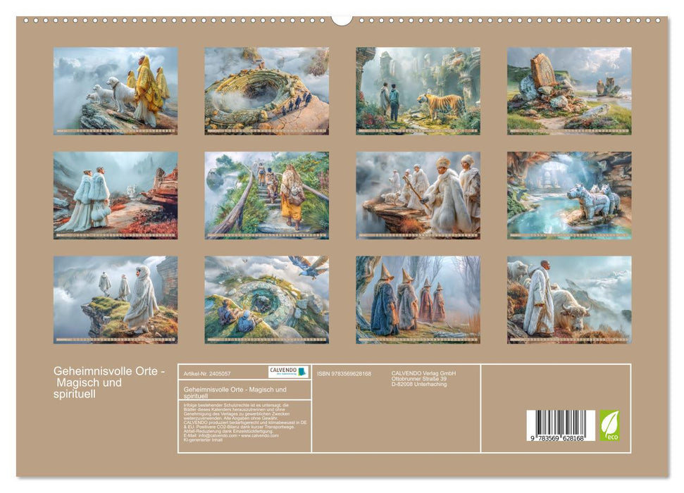 Geheimnisvolle Orte - Magisch und spirituell (CALVENDO Premium Wandkalender 2027)
