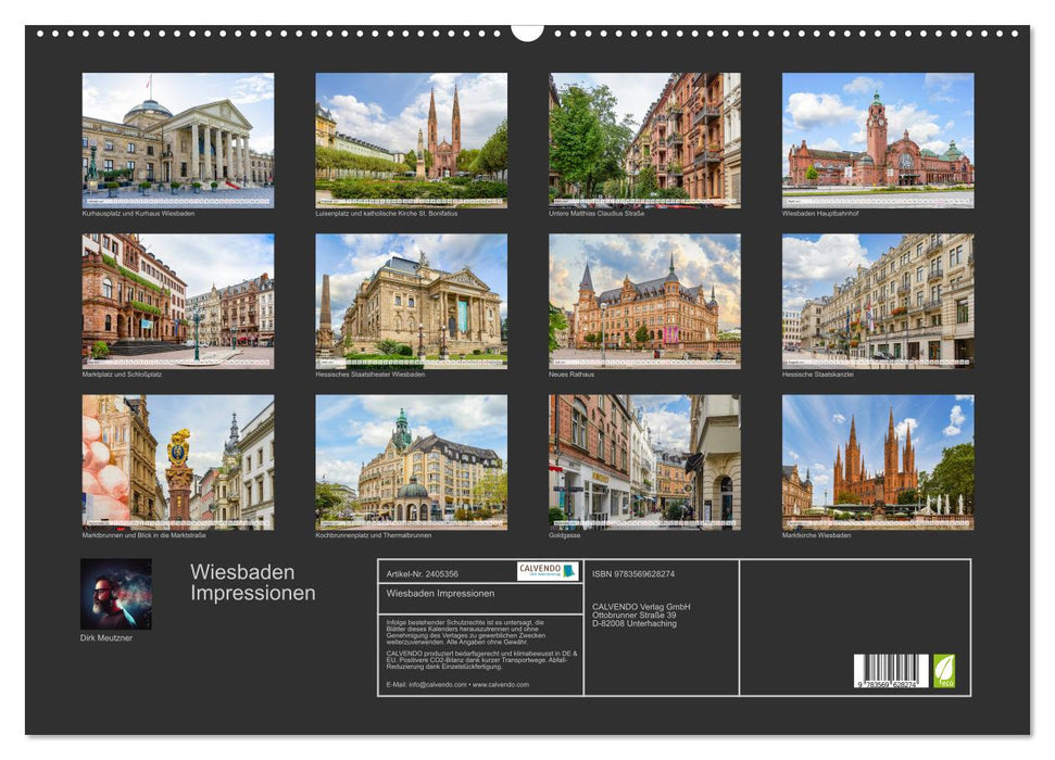 Wiesbaden Impressionen (CALVENDO Wandkalender 2027)