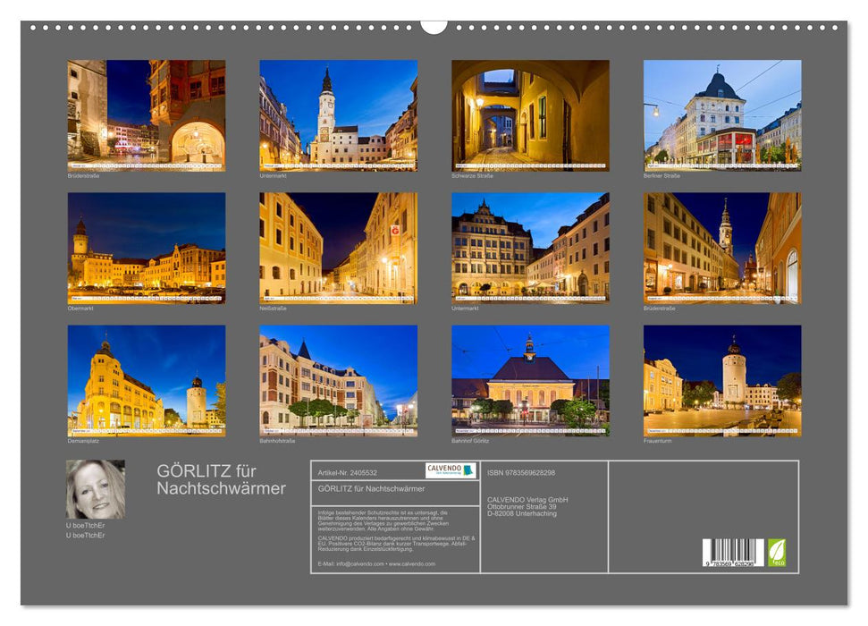 GÖRLITZ für Nachtschwärmer (CALVENDO Wandkalender 2027)