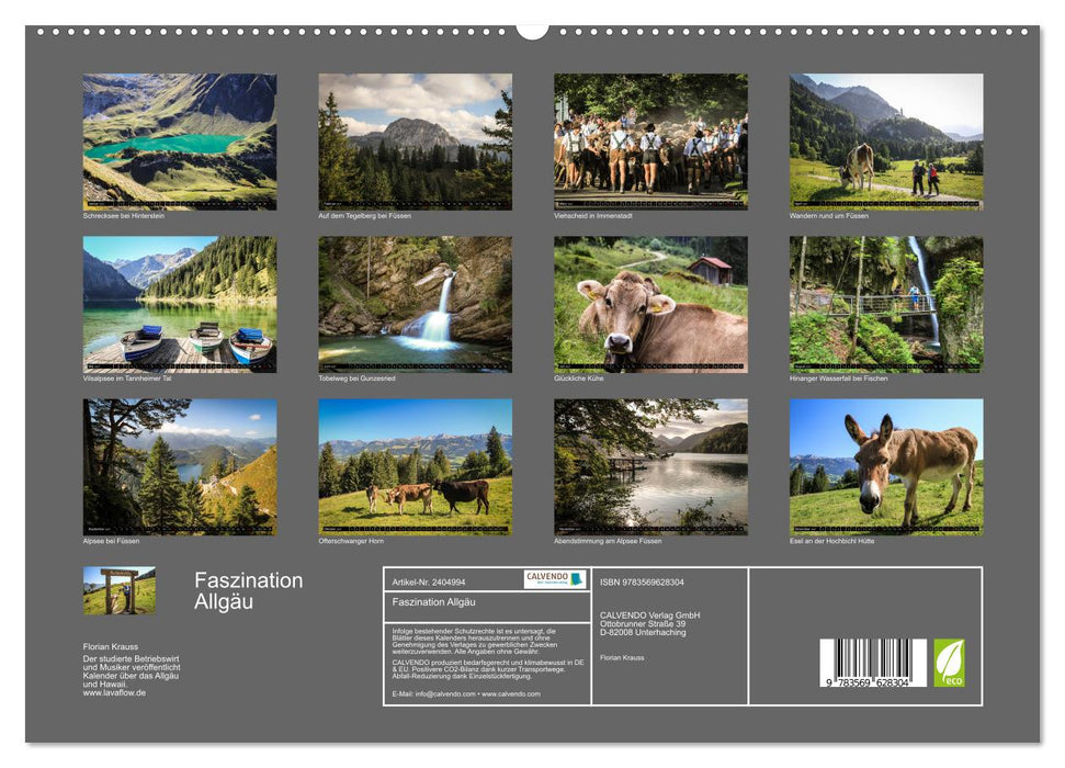 Faszination Allgäu (CALVENDO Premium Wandkalender 2027)