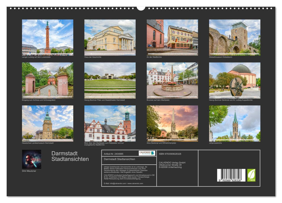 Darmstadt Stadtansichten (CALVENDO Premium Wandkalender 2027)