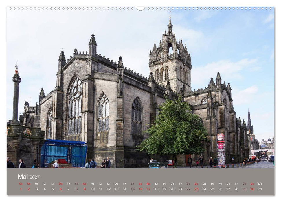 Edinburgh - Lebendige Metropole (CALVENDO Wandkalender 2027)