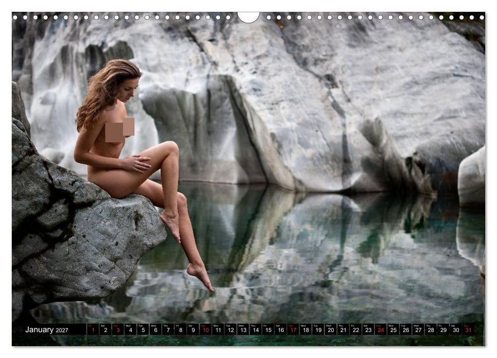 Nudes in Ticino (CALVENDO Monthly Calendar 2027)