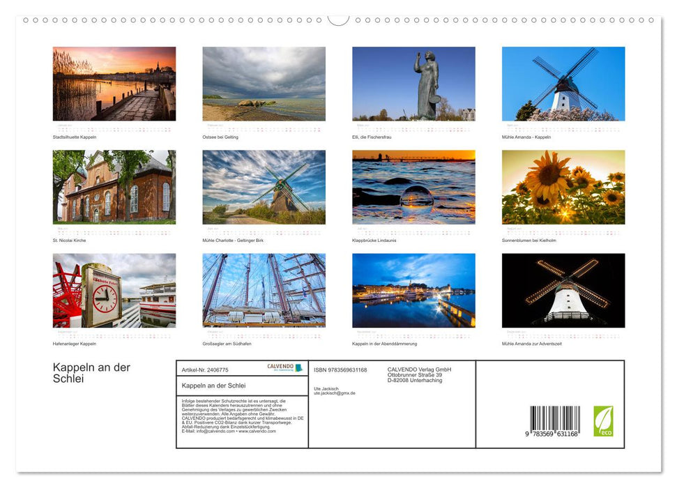 Kappeln an der Schlei (CALVENDO Premium Wandkalender 2027)