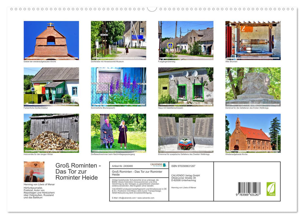 Groß Rominten - Das Tor zur Rominter Heide (CALVENDO Premium Wandkalender 2027)