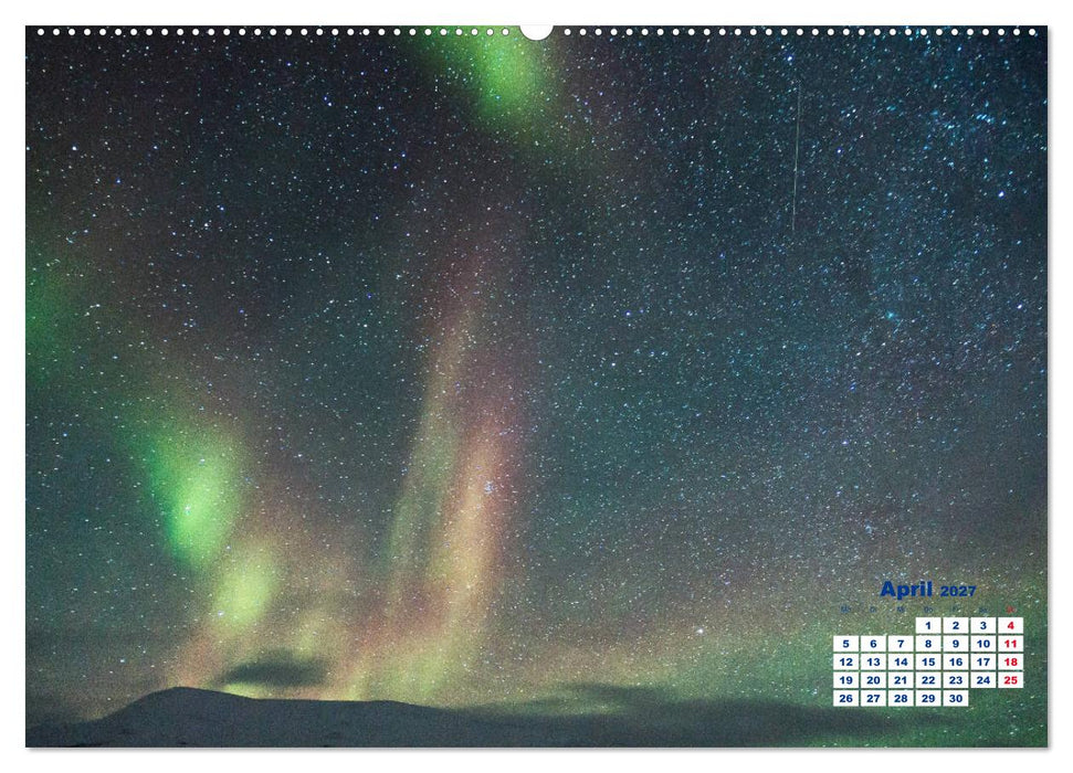 Faszinierende Lichterscheinungen am Himmel - Polarlichter (CALVENDO Wandkalender 2027)