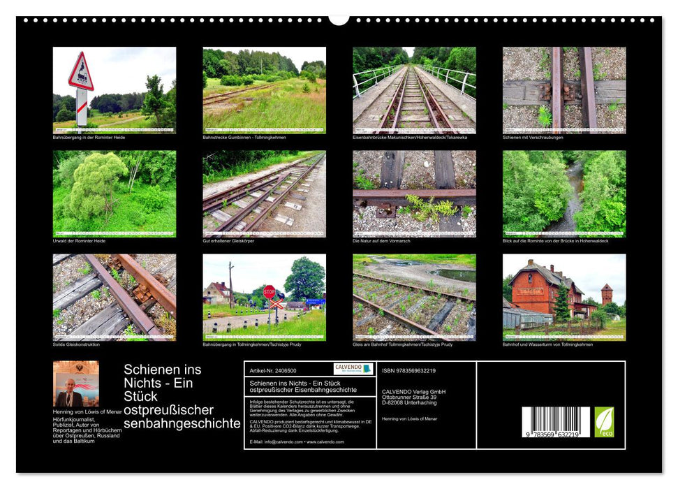 Schienen ins Nichts - Ein Stück ostpreußischer Eisenbahngeschichte (CALVENDO Premium Wandkalender 2027)