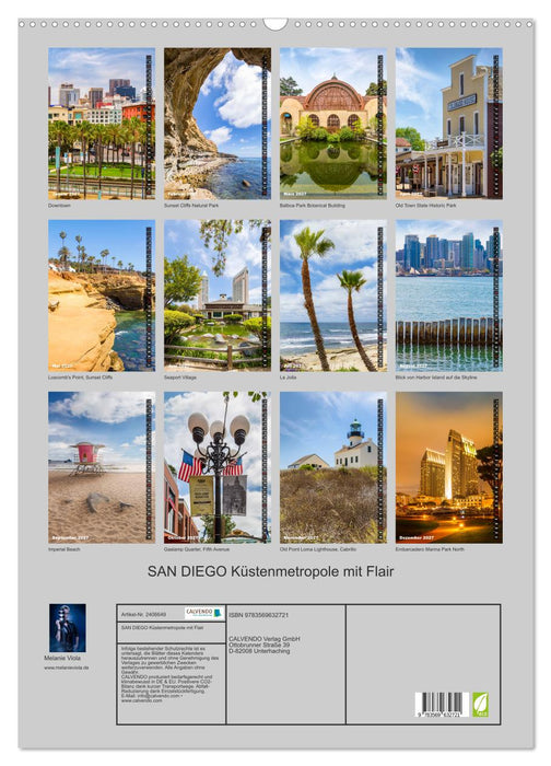 SAN DIEGO Küstenmetropole mit Flair (CALVENDO Wandkalender 2027)