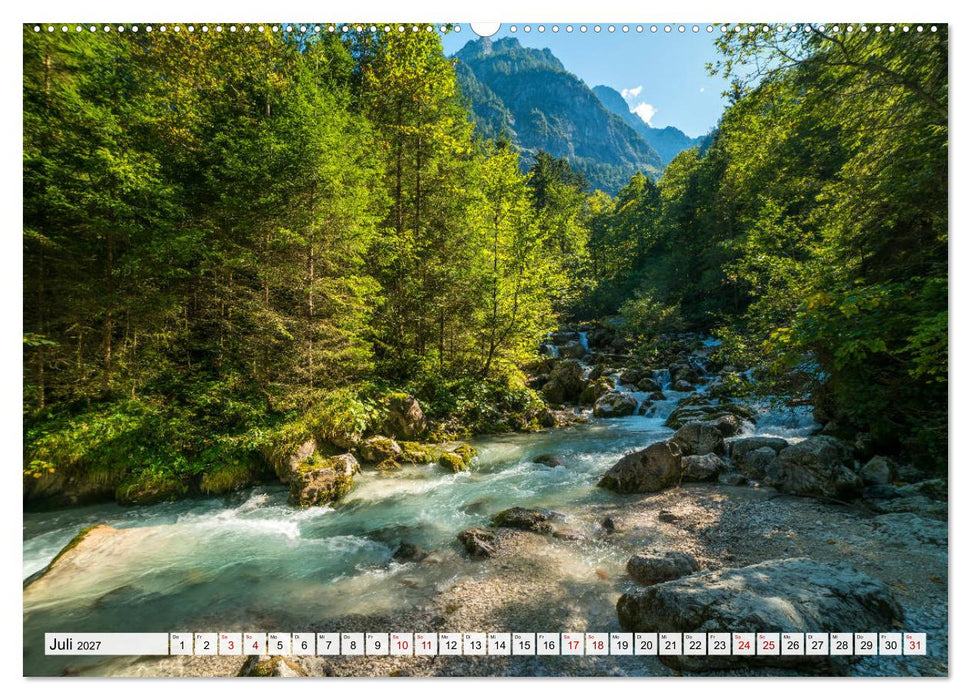 Ein Sommer rund um Garmisch-Partenkirchen (CALVENDO Premium Wandkalender 2027)