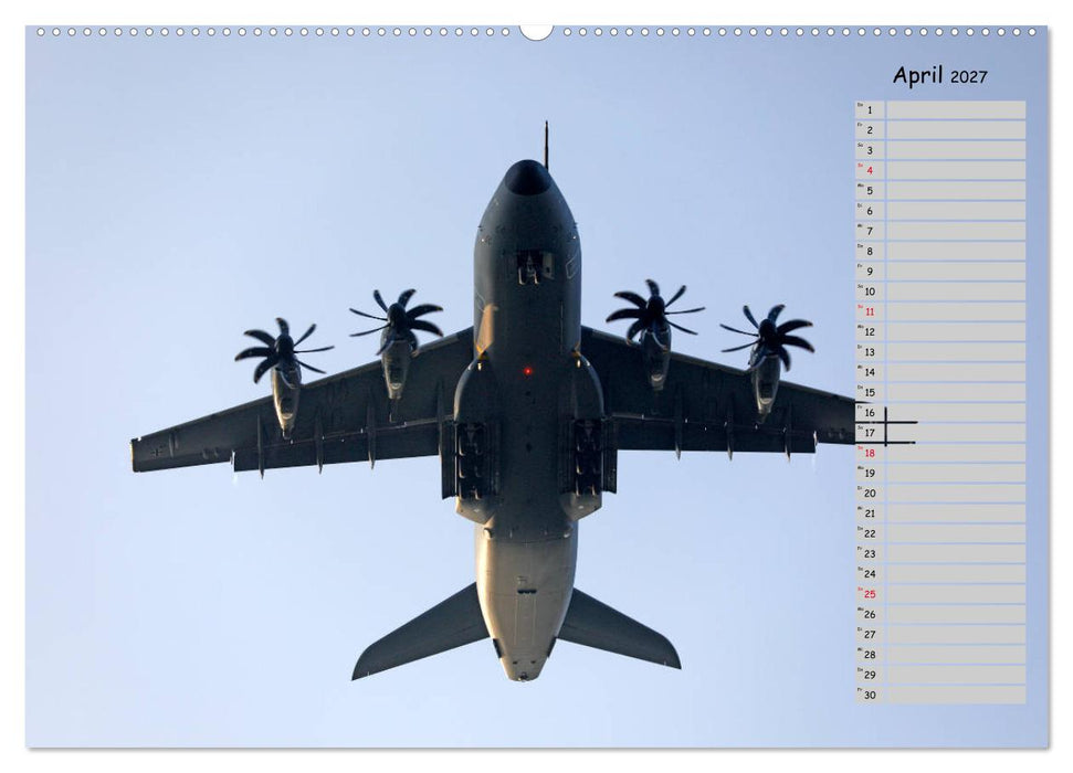 Flugzeuge – Starts und Landeanflüge Geburtstagsplaner (CALVENDO Premium Wandkalender 2027)