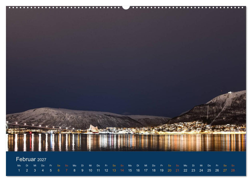 Tromsö, eisiges Nord-Norwegen (CALVENDO Premium Wandkalender 2027)