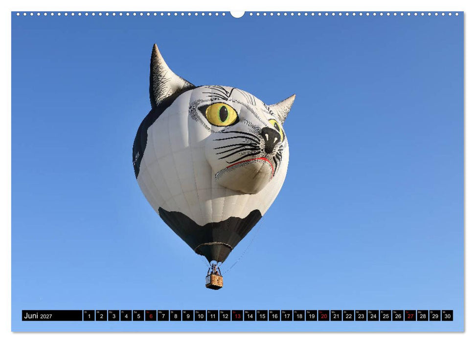 Ballonfahren - Die Stille nach dem Start (CALVENDO Premium Wandkalender 2027)