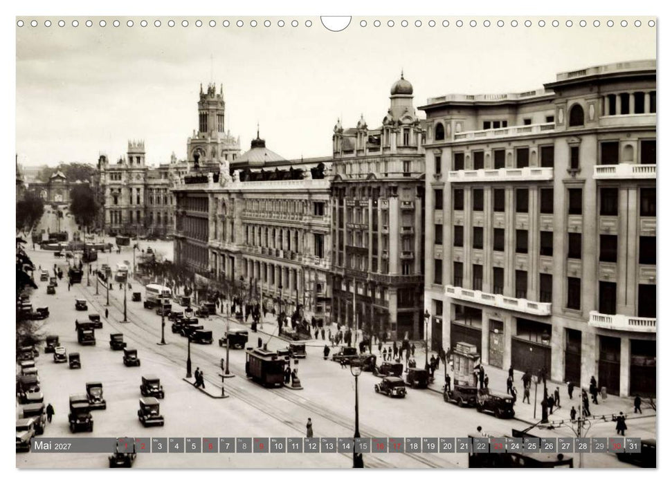 Erinnerungen an das alte Madrid (CALVENDO Wandkalender 2027)