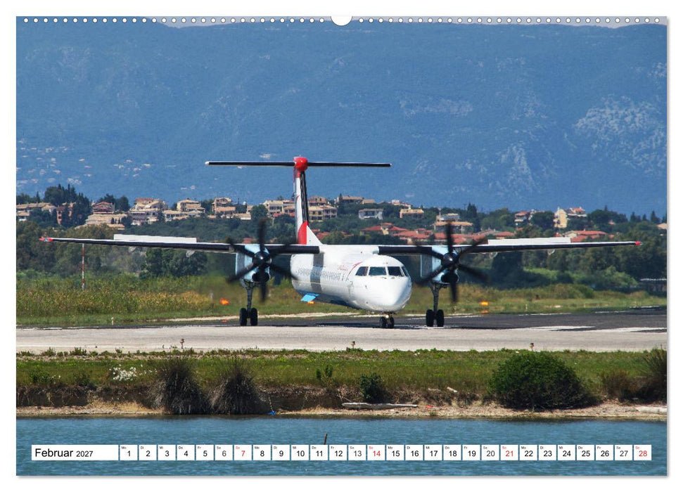 Flugzeuge auf Korfu (CALVENDO Wandkalender 2027)