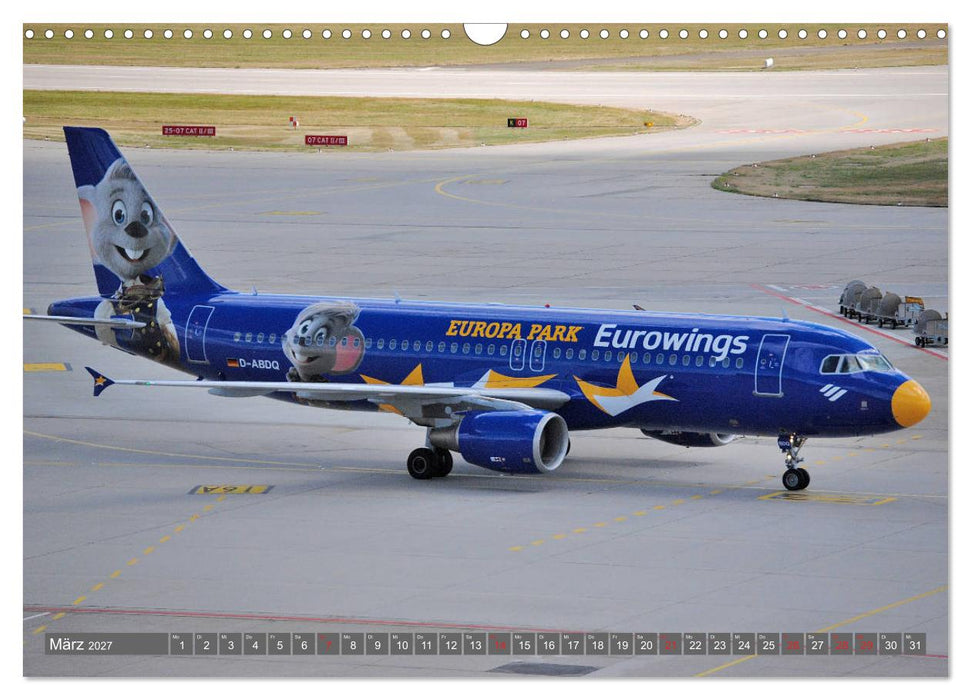 Flugzeuge zwischen Himmel und Erde (CALVENDO Wandkalender 2027)
