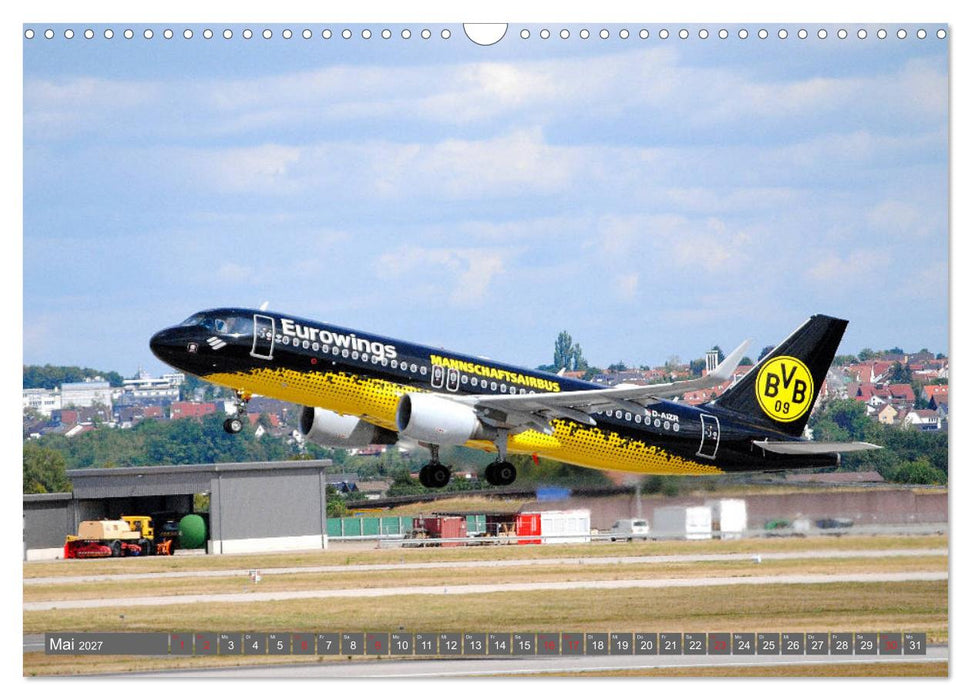 Flugzeuge zwischen Himmel und Erde (CALVENDO Wandkalender 2027)