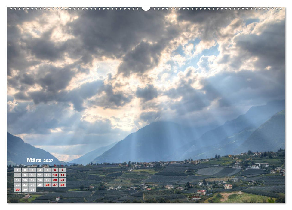Meraner Land: alpin-mediterranes Lebensgefühl (CALVENDO Premium Wandkalender 2027)