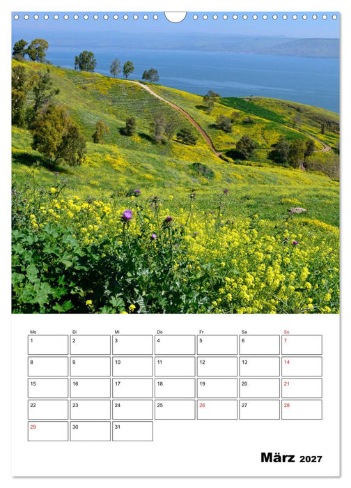 Israel - Der Monatsplaner 2027 (CALVENDO Wandkalender 2027)