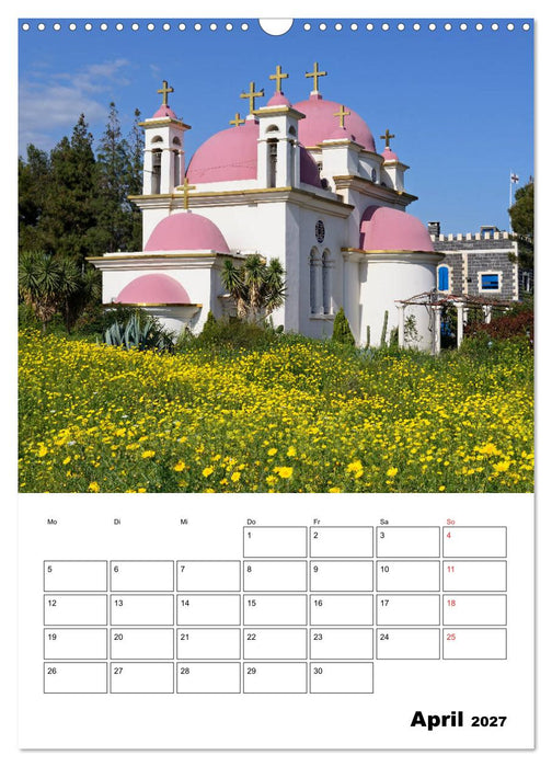 Israel - Der Monatsplaner 2027 (CALVENDO Wandkalender 2027)