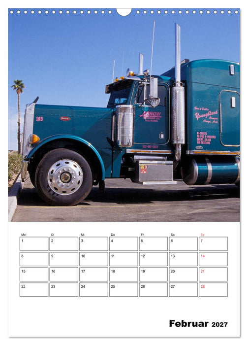 US-Trucks... unterwegs im amerikanischen Westen - Monatsplaner (CALVENDO Wandkalender 2027)