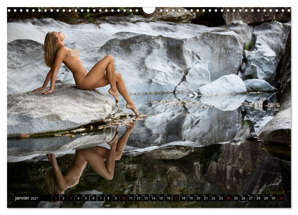 Le nu au Tessin (CALVENDO Calendrier mensuel 2027)