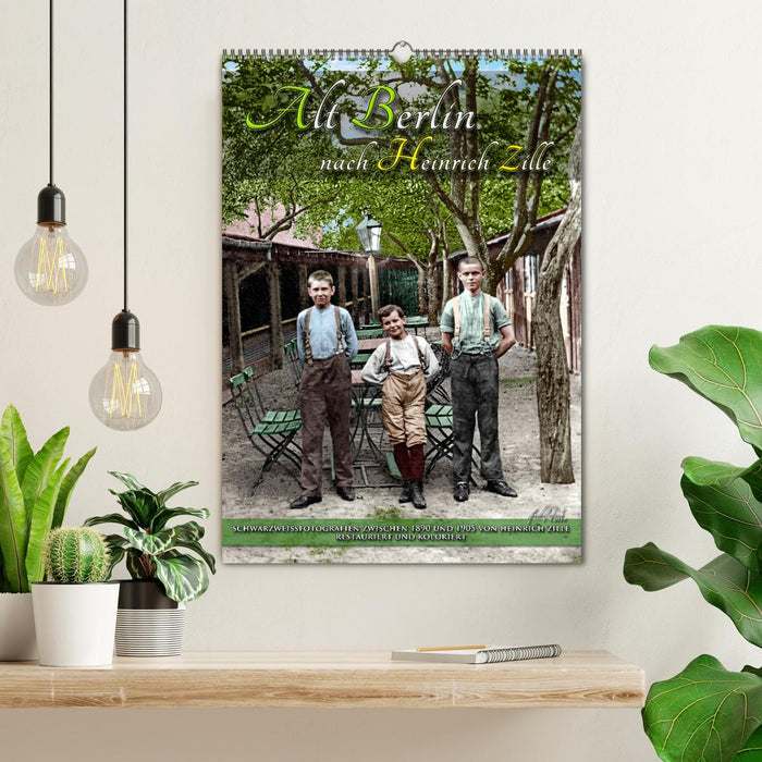 Alt Berlin nach Heinrich Zille in Farbe (CALVENDO Wandkalender 2027)