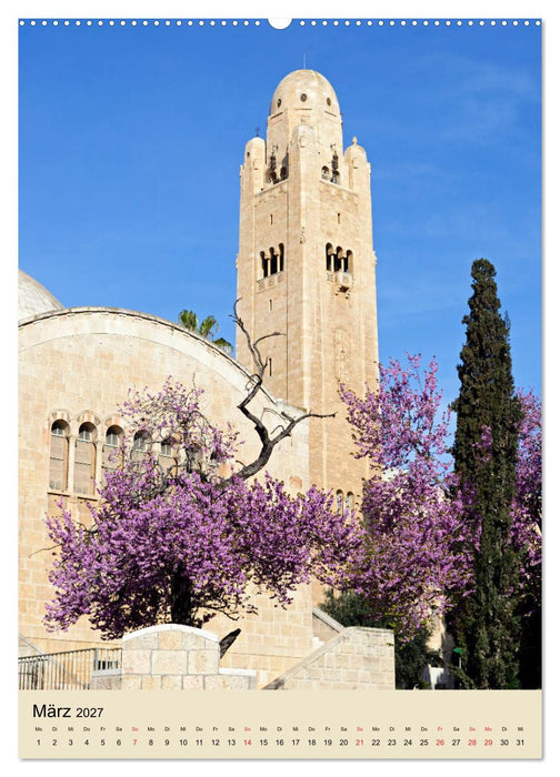 Jerusalem - Jeruschalajim (CALVENDO Wandkalender 2027)