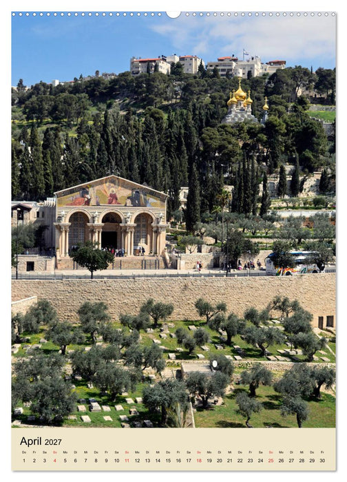 Jerusalem - Jeruschalajim (CALVENDO Wandkalender 2027)