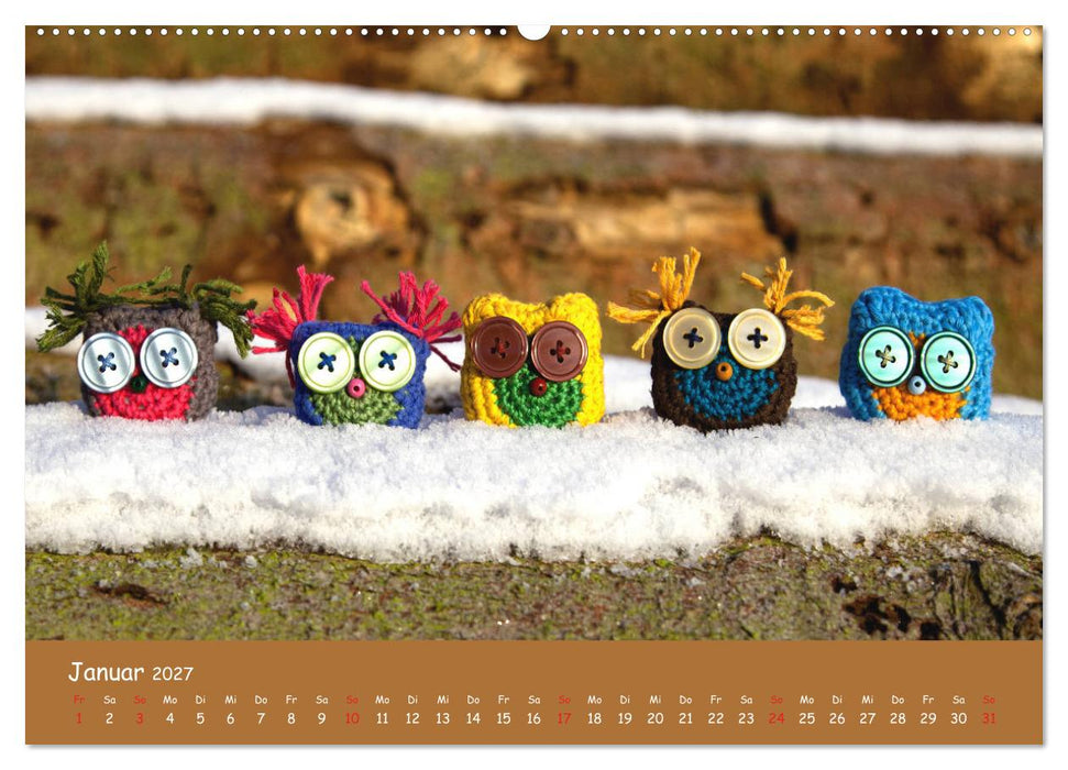 Aus Liebe zum Häkeln (CALVENDO Premium Wandkalender 2027)