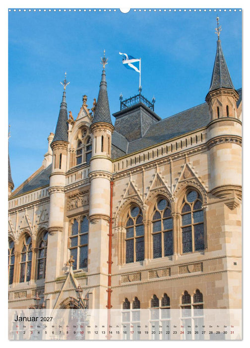Schottland -Schottische Highlands (CALVENDO Premium Wandkalender 2027)