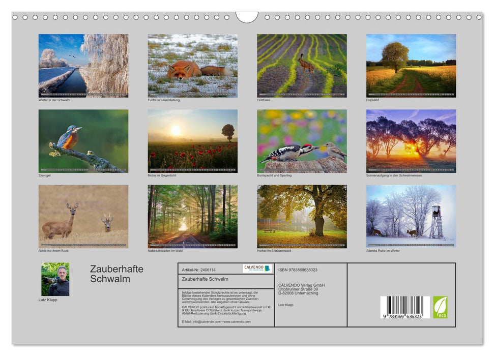 Zauberhafte Schwalm (CALVENDO Wandkalender 2027)