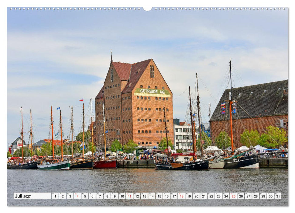 Die HANSE SAIL Das große Seglertreffen in Rostock (CALVENDO Premium Wandkalender 2027)