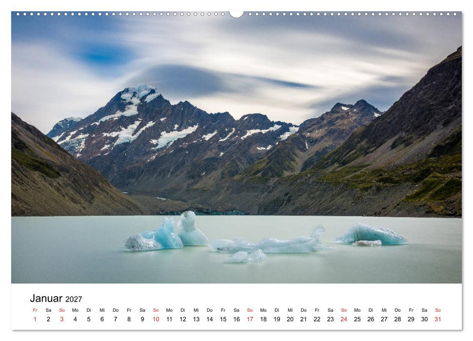 Neuseeland - Atemberaubende Natur und Landschaften (CALVENDO Premium Wandkalender 2027)