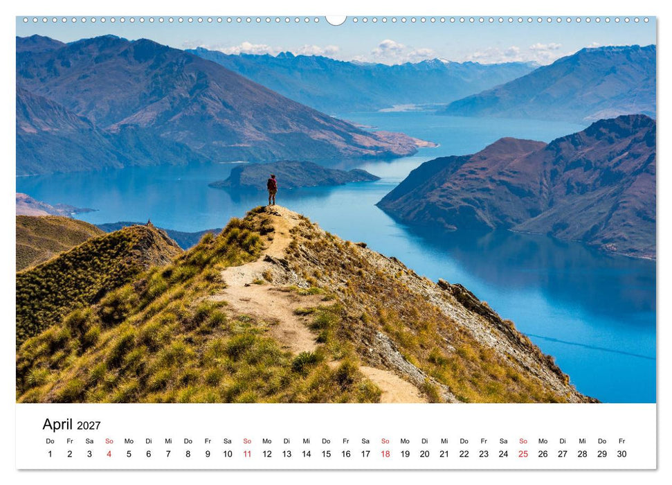 Neuseeland - Atemberaubende Natur und Landschaften (CALVENDO Premium Wandkalender 2027)