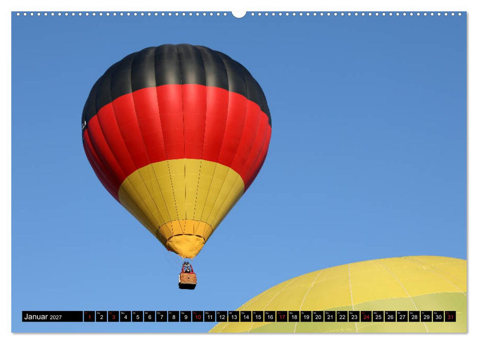 Ballonfahren - Die Stille nach dem Start (CALVENDO Wandkalender 2027)