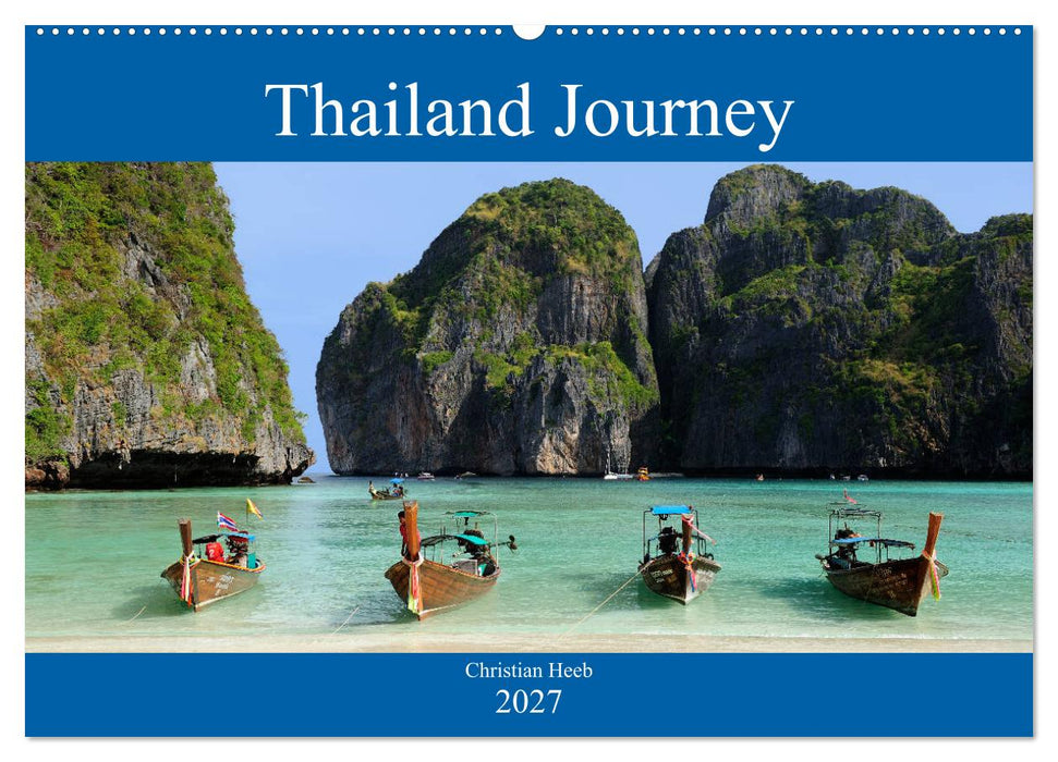 Thailand Journey (CALVENDO Wandkalender 2027)