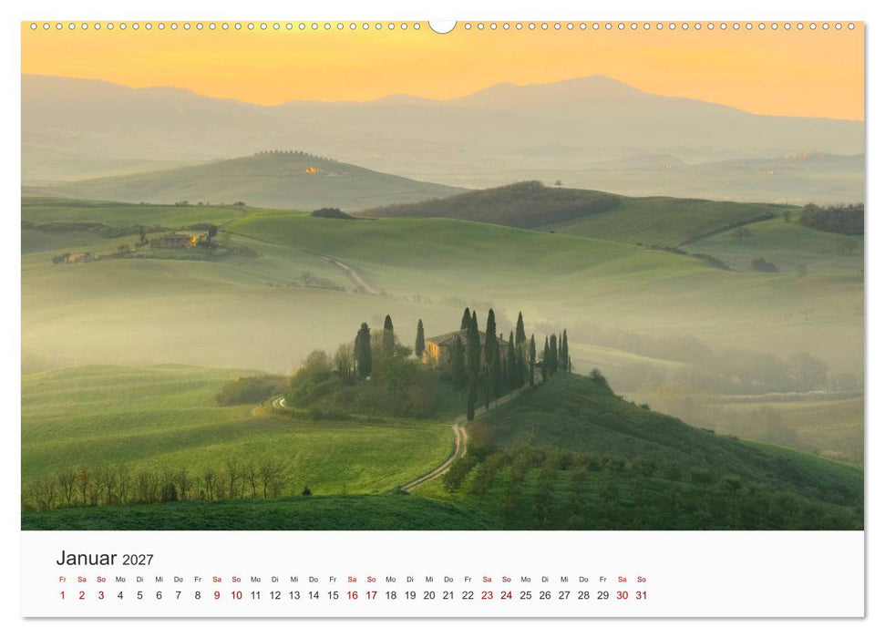 Italien - Das wundervolle Land im Süden. (CALVENDO Wandkalender 2027)