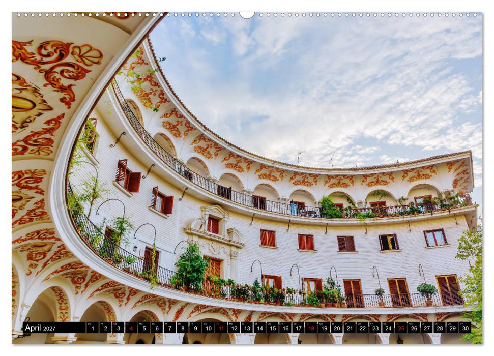 Sevilla - Impressionen aus dem Herzen Andalusiens (CALVENDO Premium Wandkalender 2027)
