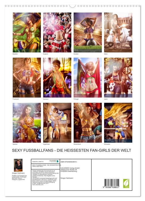 SEXY FUSSBALLFANS - DIE HEISSESTEN FAN-GIRLS DER WELT (CALVENDO Premium Wandkalender 2027)