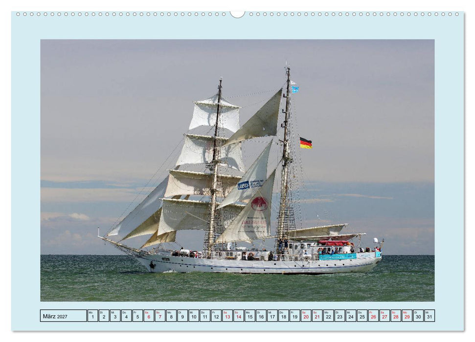 Segelschulschiffe aus aller Welt (CALVENDO Wandkalender 2027)
