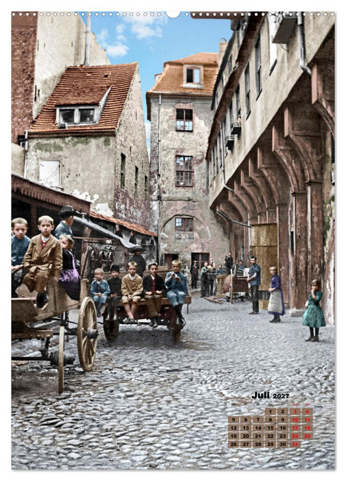Alt Berlin nach Heinrich Zille in Farbe (CALVENDO Premium Wandkalender 2027)
