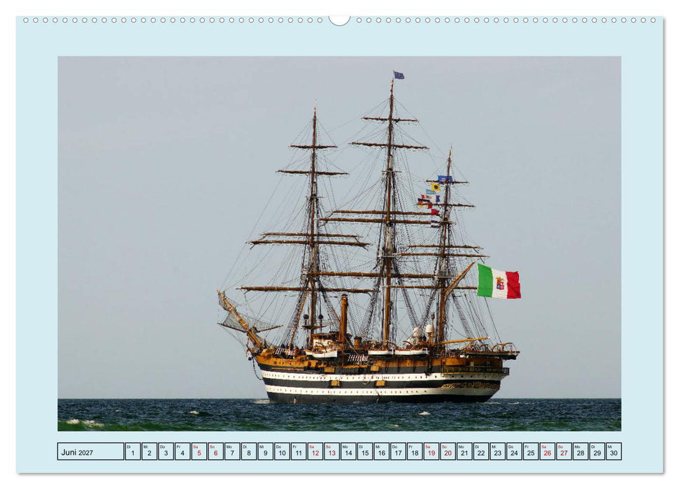 Segelschulschiffe aus aller Welt (CALVENDO Premium Wandkalender 2027)